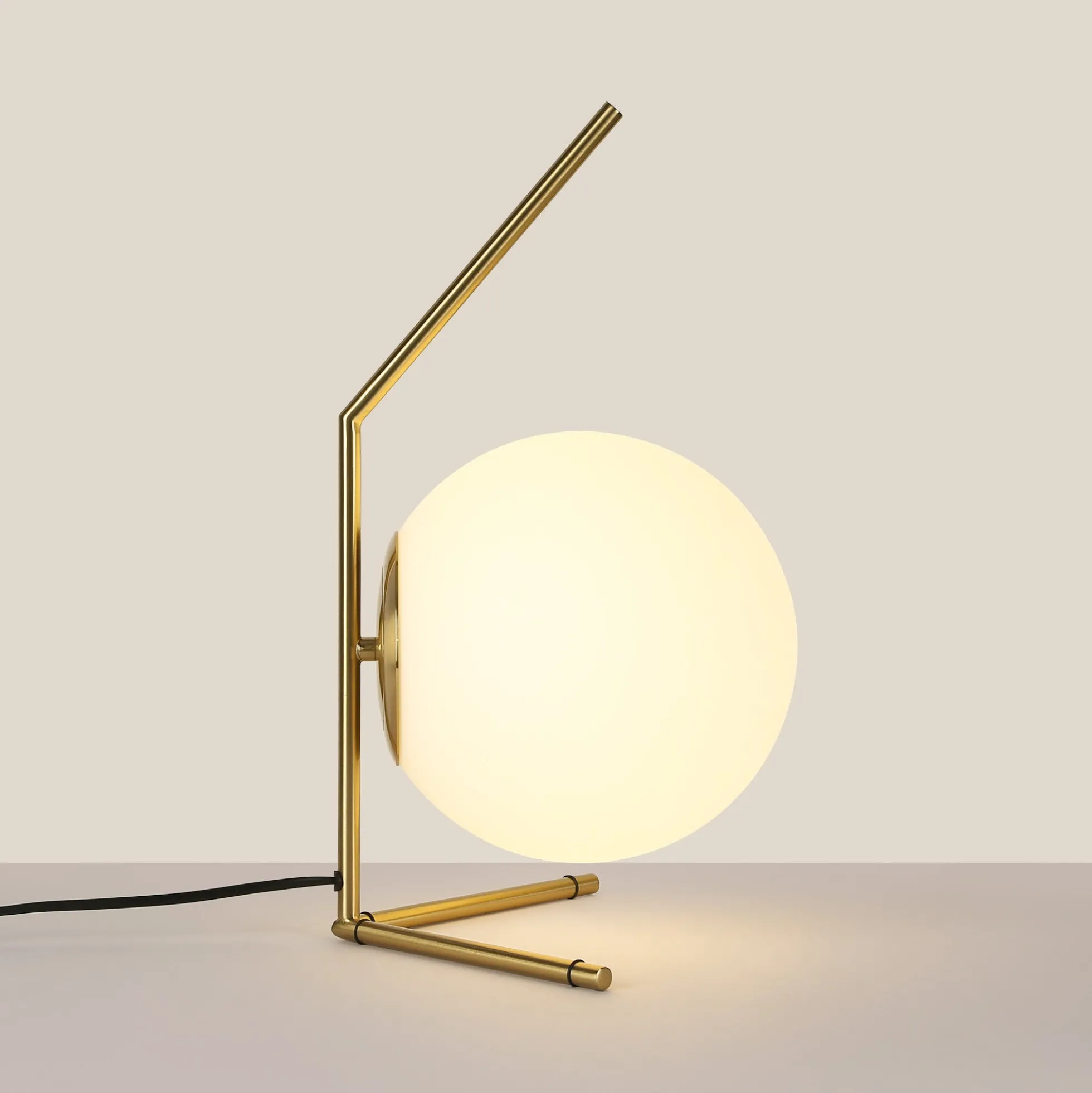 Lámpara de mesa bola cristal "OCTO 200" - E27 - Ø 22cm