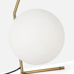 Lámpara de mesa bola cristal