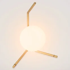 Lámpara de mesa bola cristal
