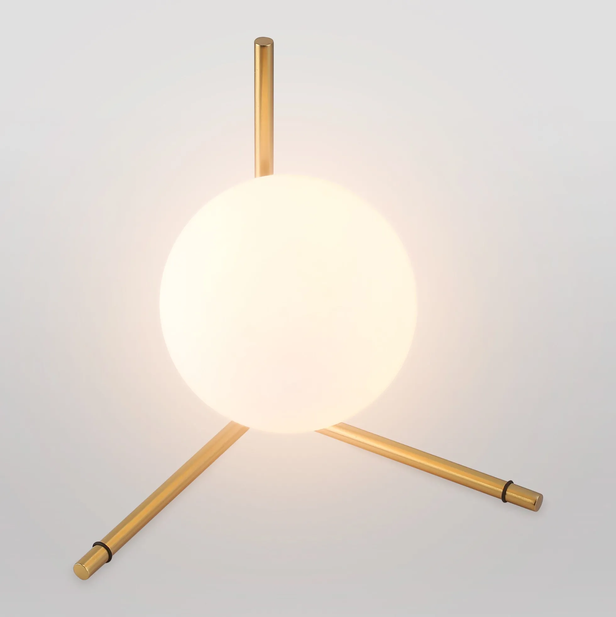 Lámpara de mesa bola cristal "RIPPER" - E27 - Ø 15cm