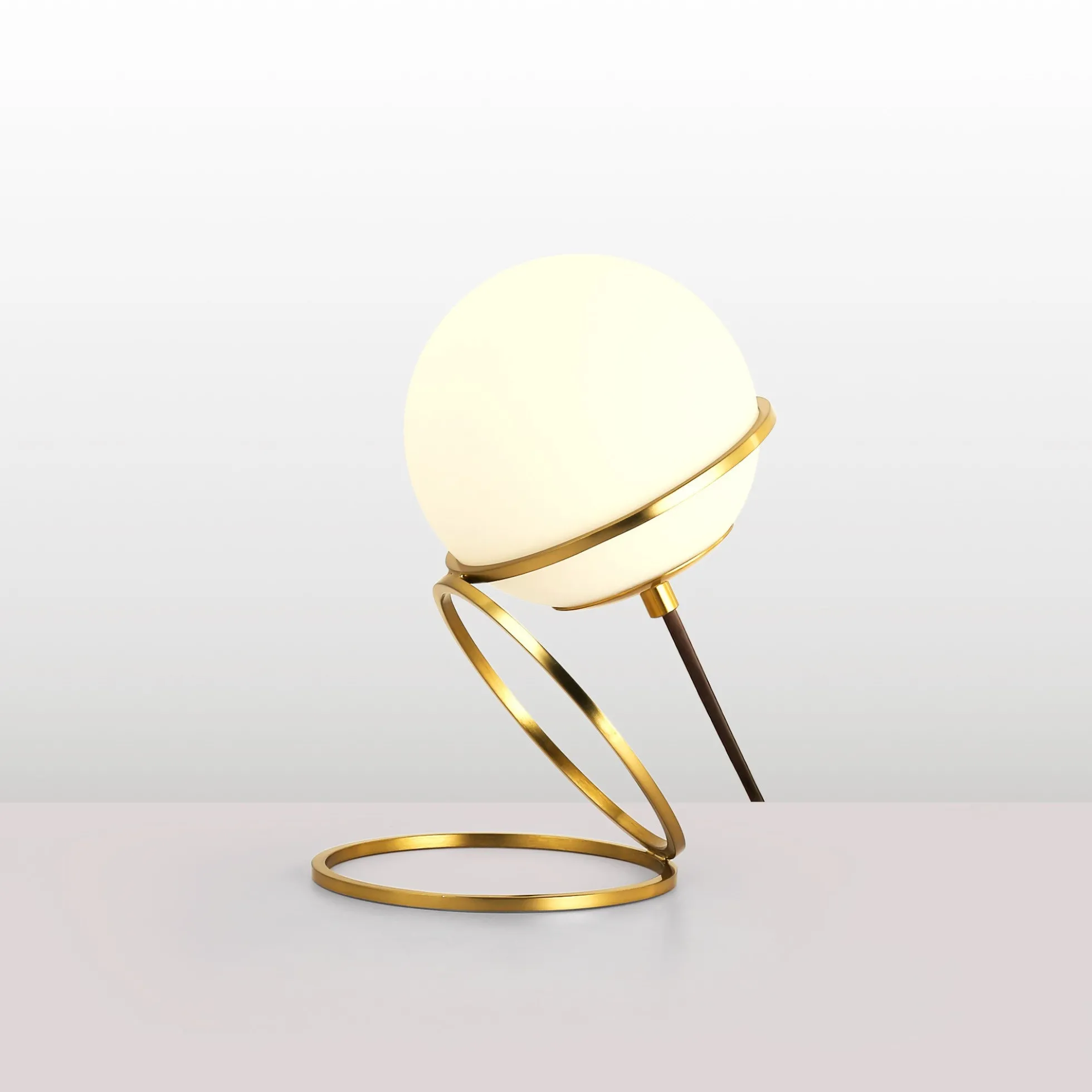 Lámpara de mesa bola cristal "Ruth"