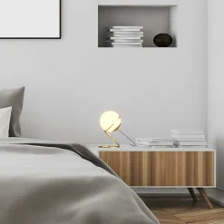 Lámpara de mesa bola cristal