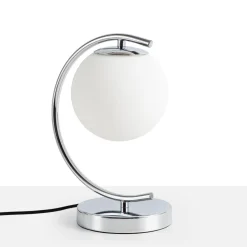 Lámpara de mesa bola cristal "San"