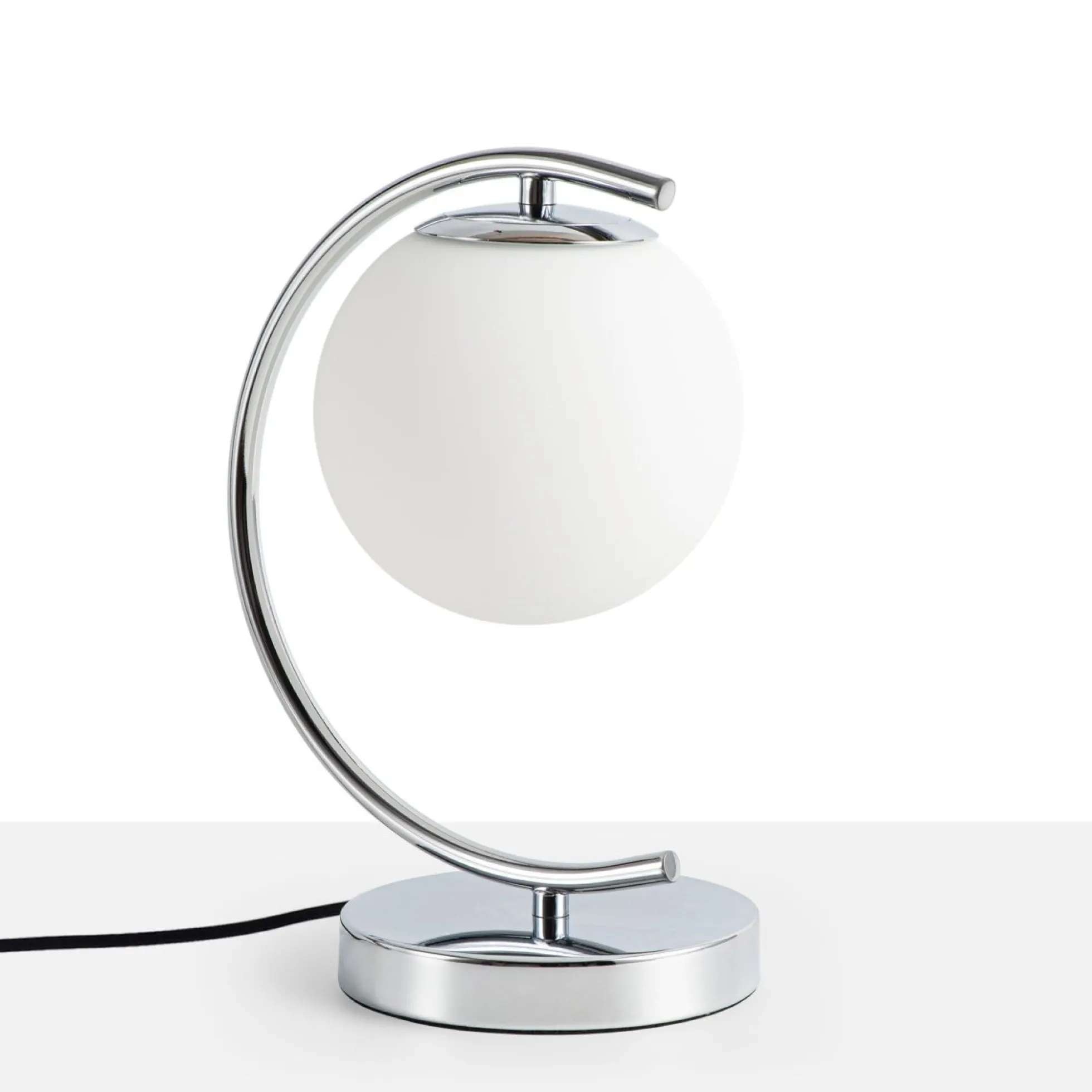 Lámpara de mesa bola cristal "San"