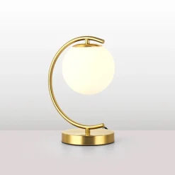 Lámpara de mesa bola cristal