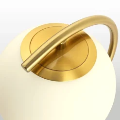 Lámpara de mesa bola cristal
