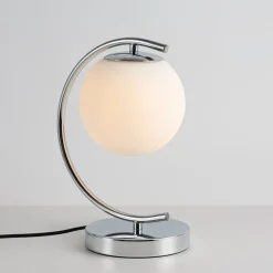 Lámpara de mesa bola cristal