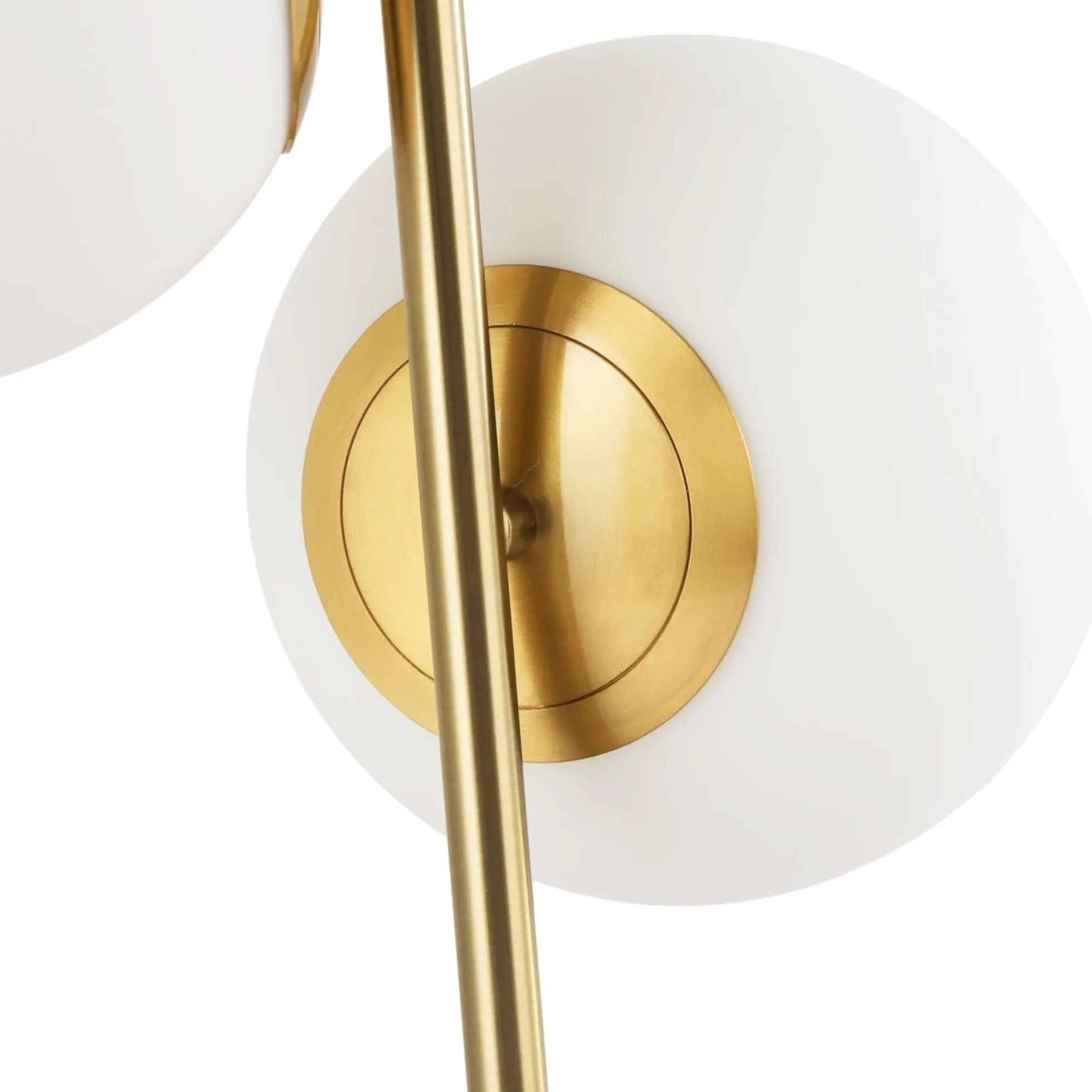 Lámpara de mesa bola cristal triple "ROM" - 3 x E27 - Ø 15cm