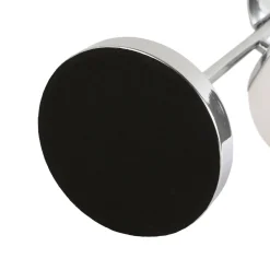 Lámpara de mesa bola cristal triple