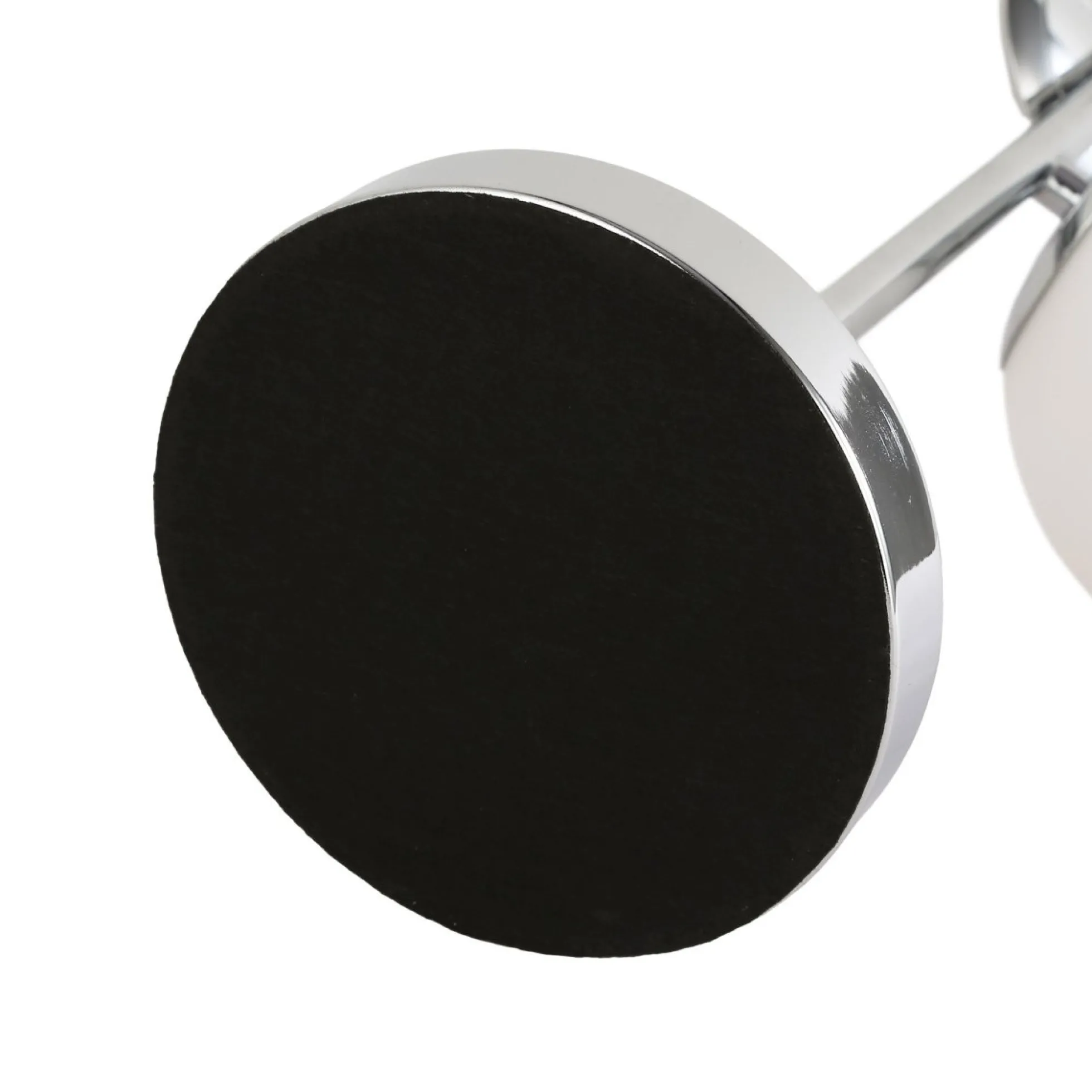 Lámpara de mesa bola cristal triple "ROM" - 3 x E27 - Ø 15cm