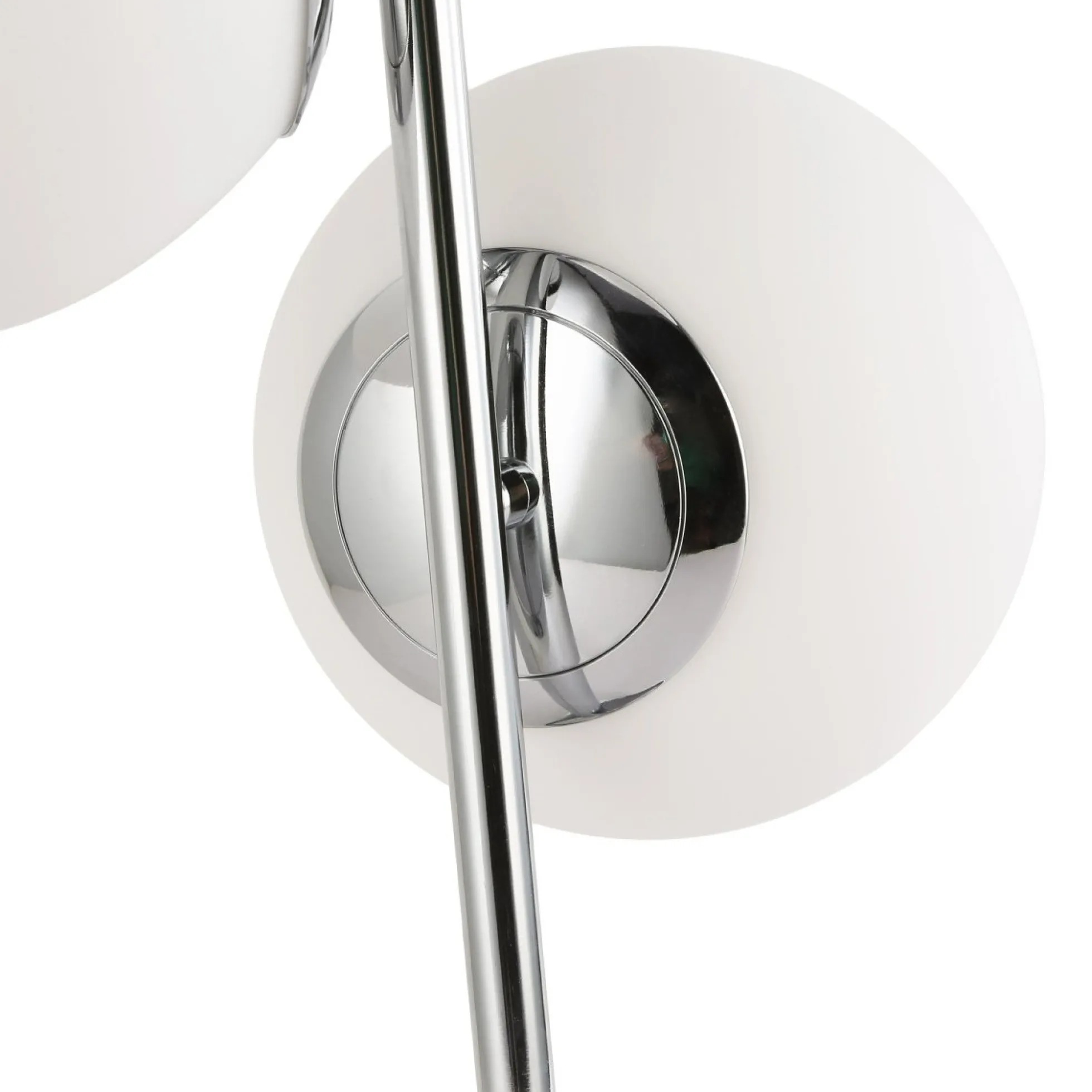 Lámpara de mesa bola cristal triple "ROM" - 3 x E27 - Ø 15cm