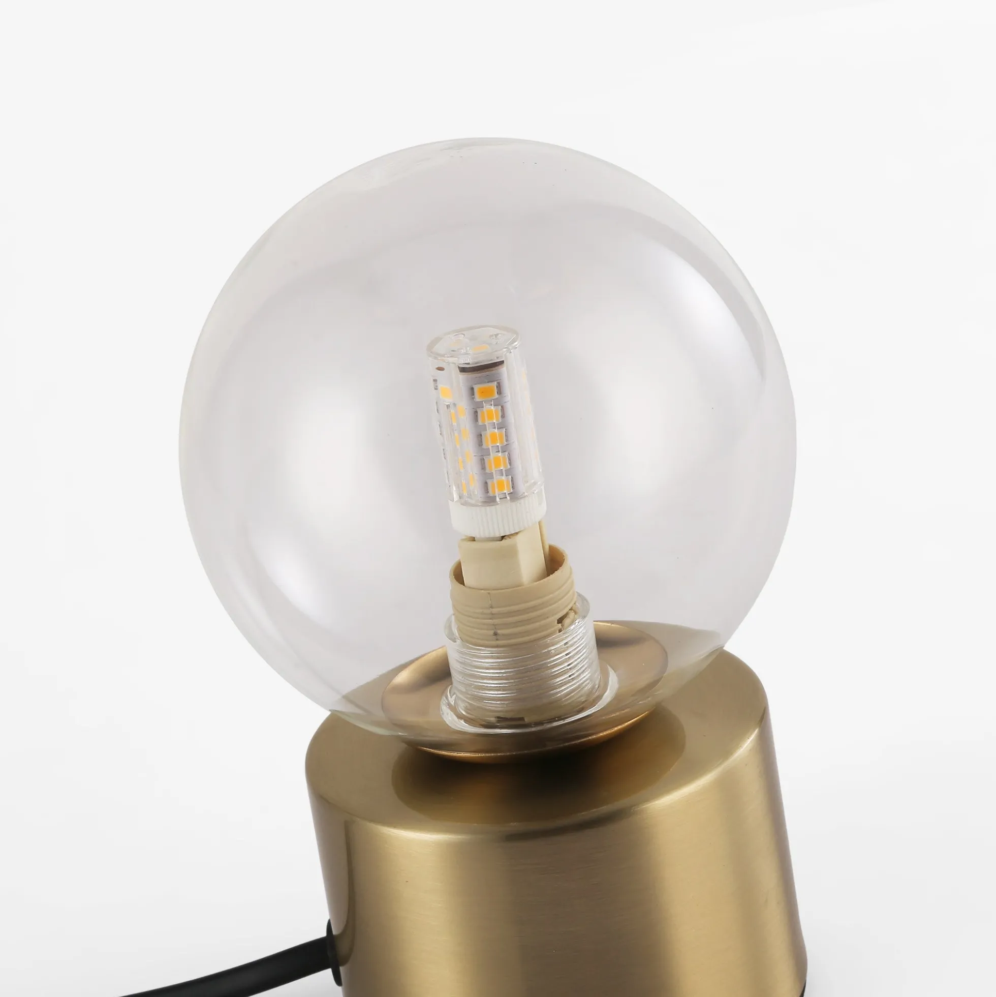 Lámpara de mesa con esfera de cristal "BASS" - G9