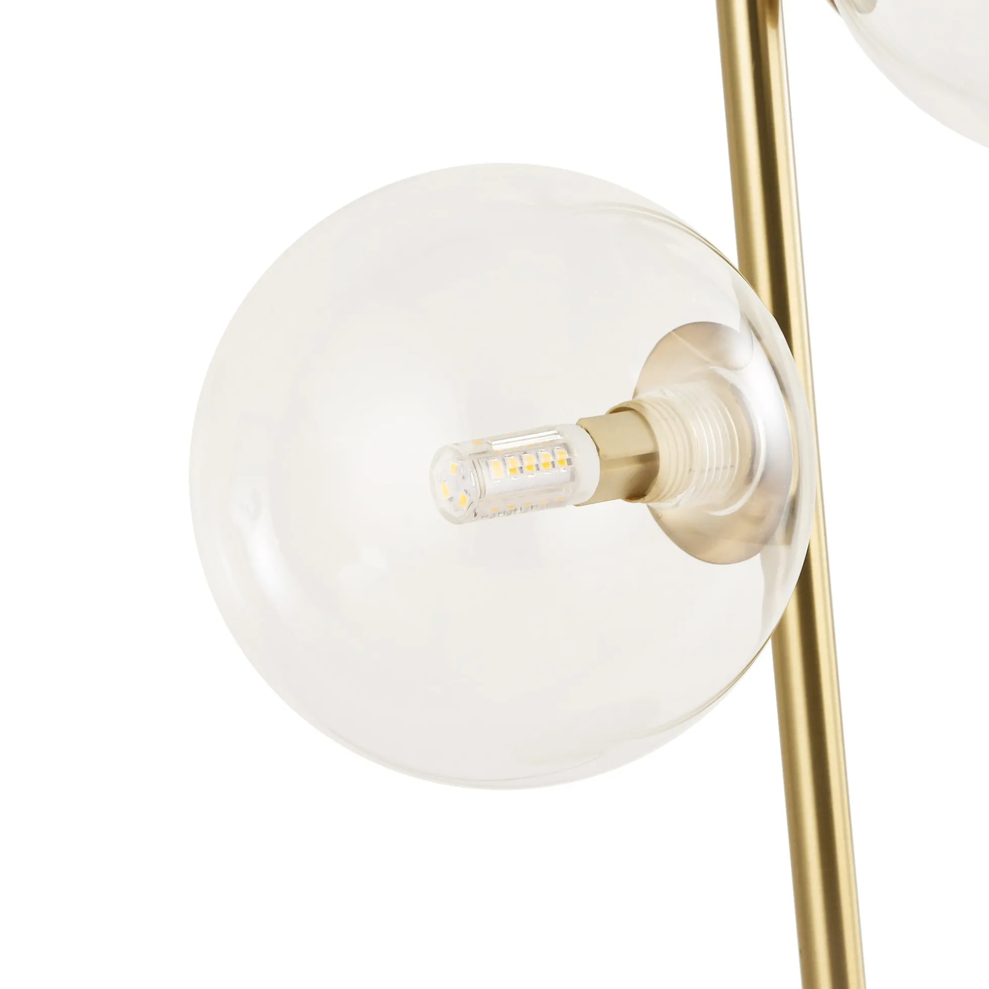 Lámpara de mesa con esferas de cristal "COMI" - 3 x G9