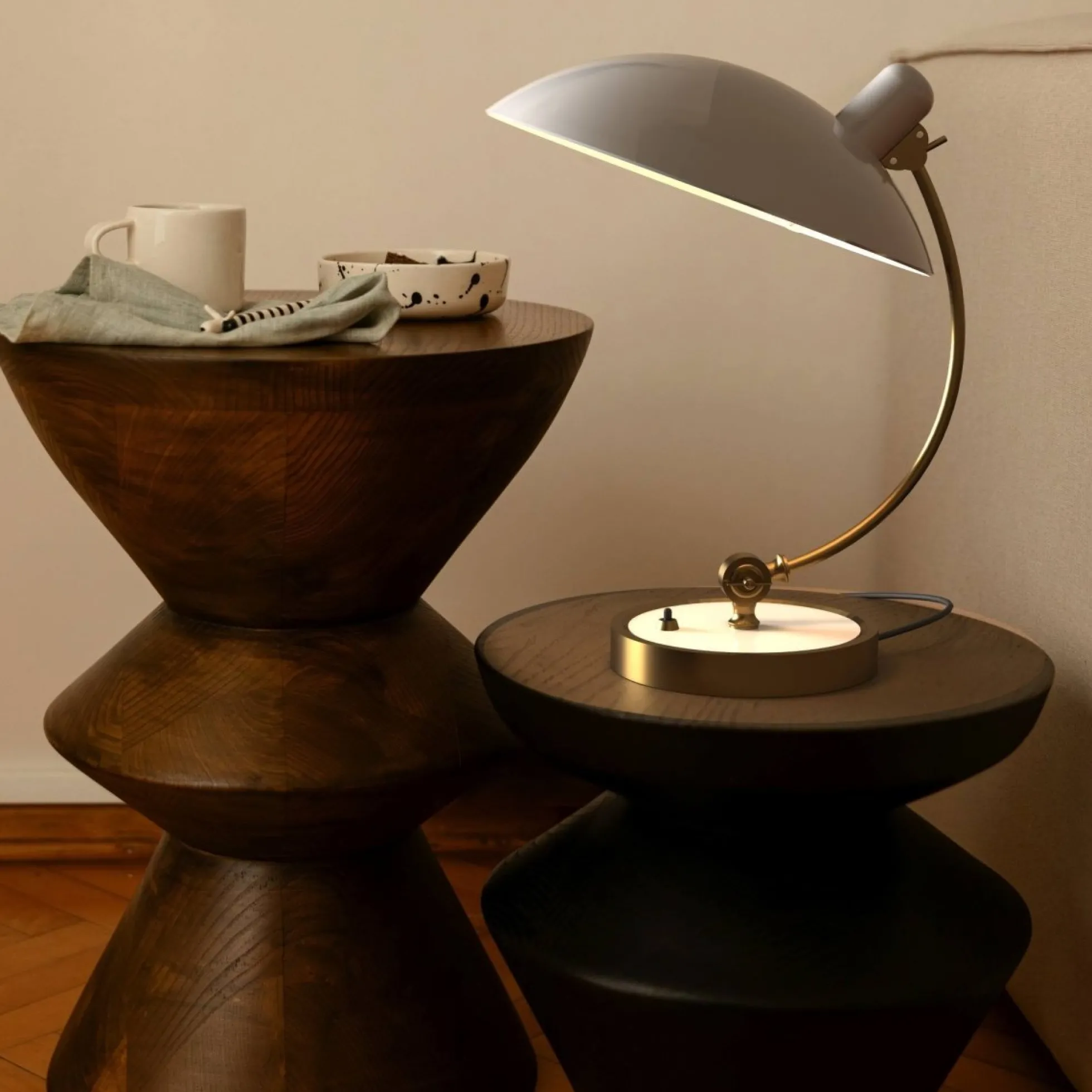 Lámpara de mesa de diseño "Ulia"