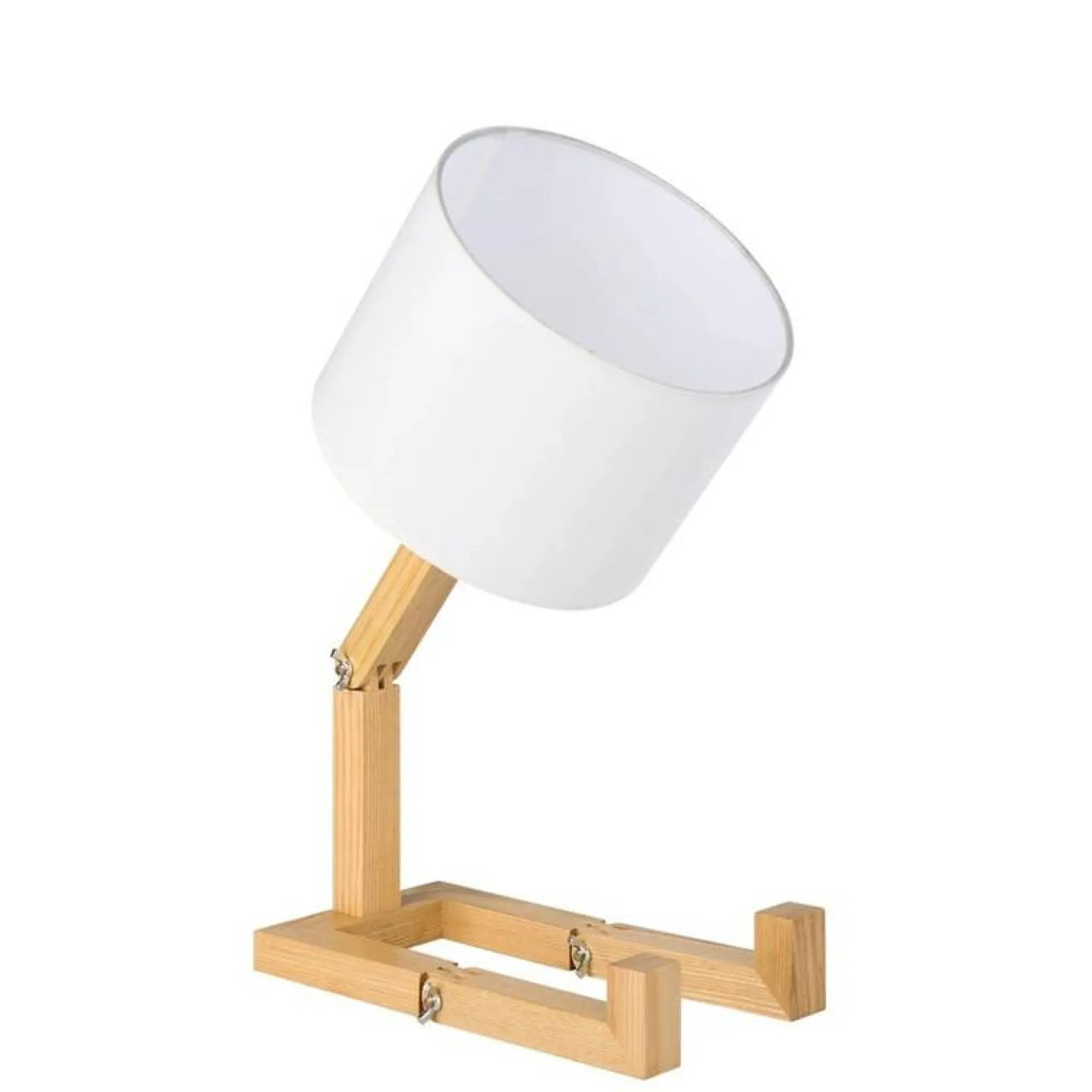 Lámpara de mesa de madera articulada "YOKI"