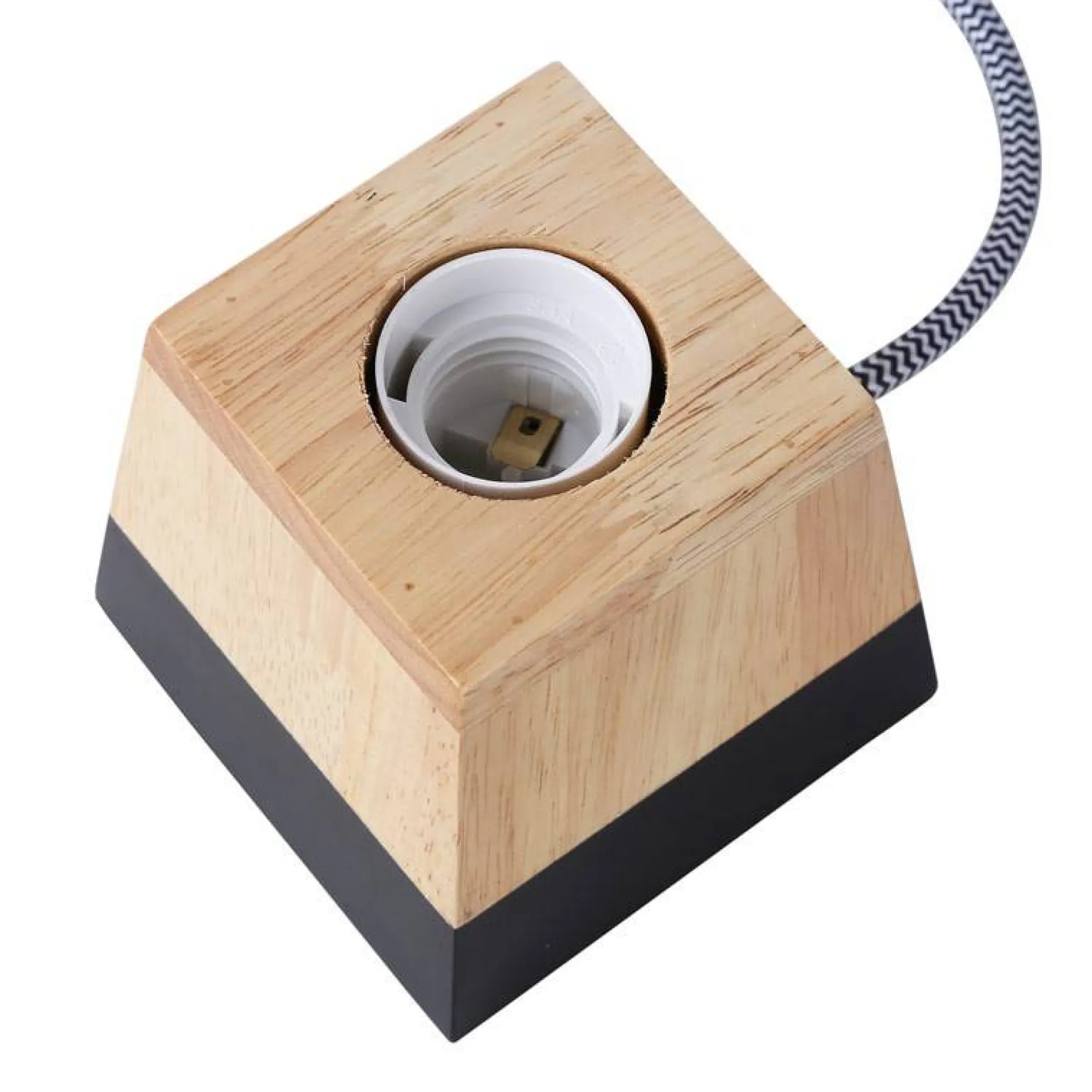 Lámpara de mesa de madera "LAKA"
