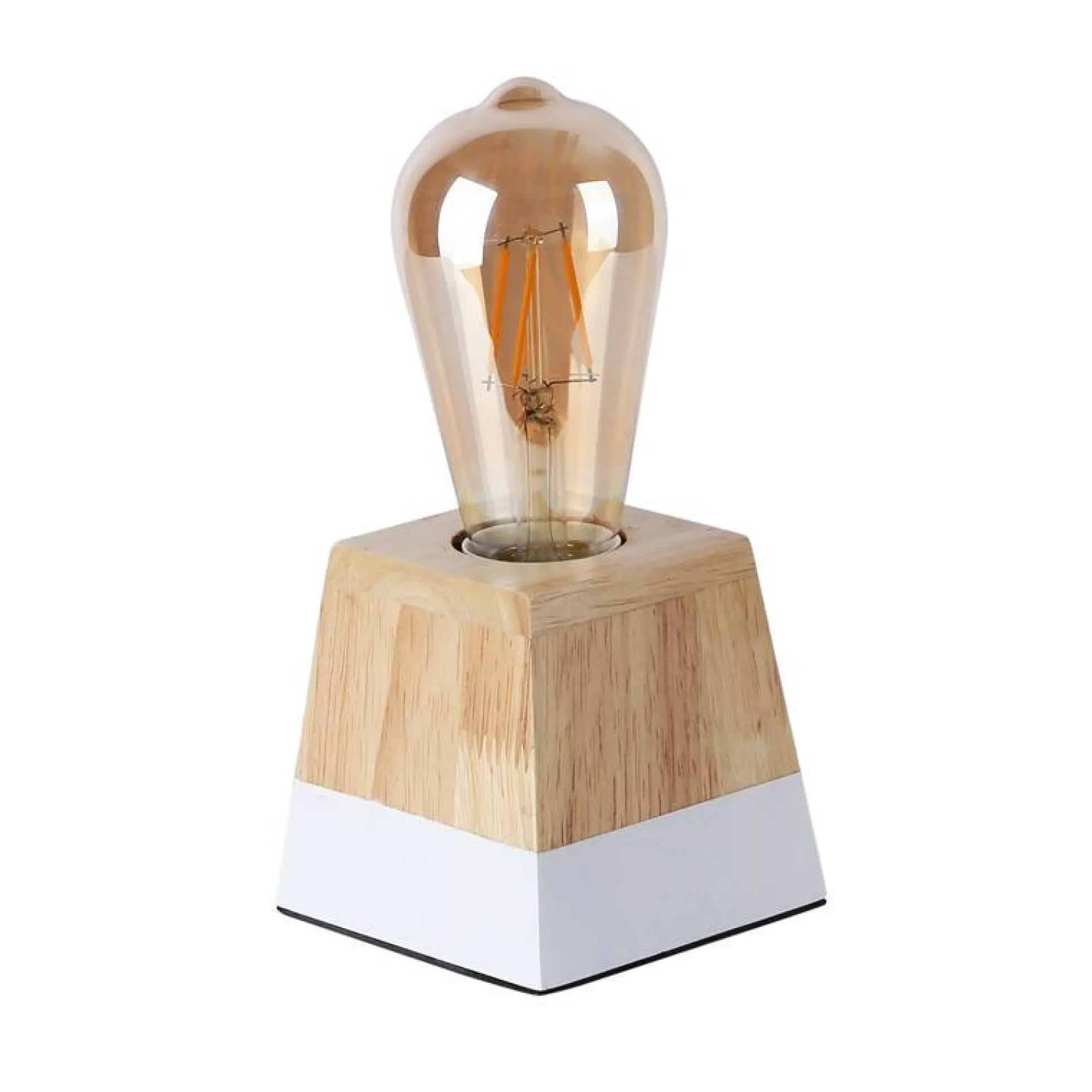 Lámpara de mesa de madera "LAKA"