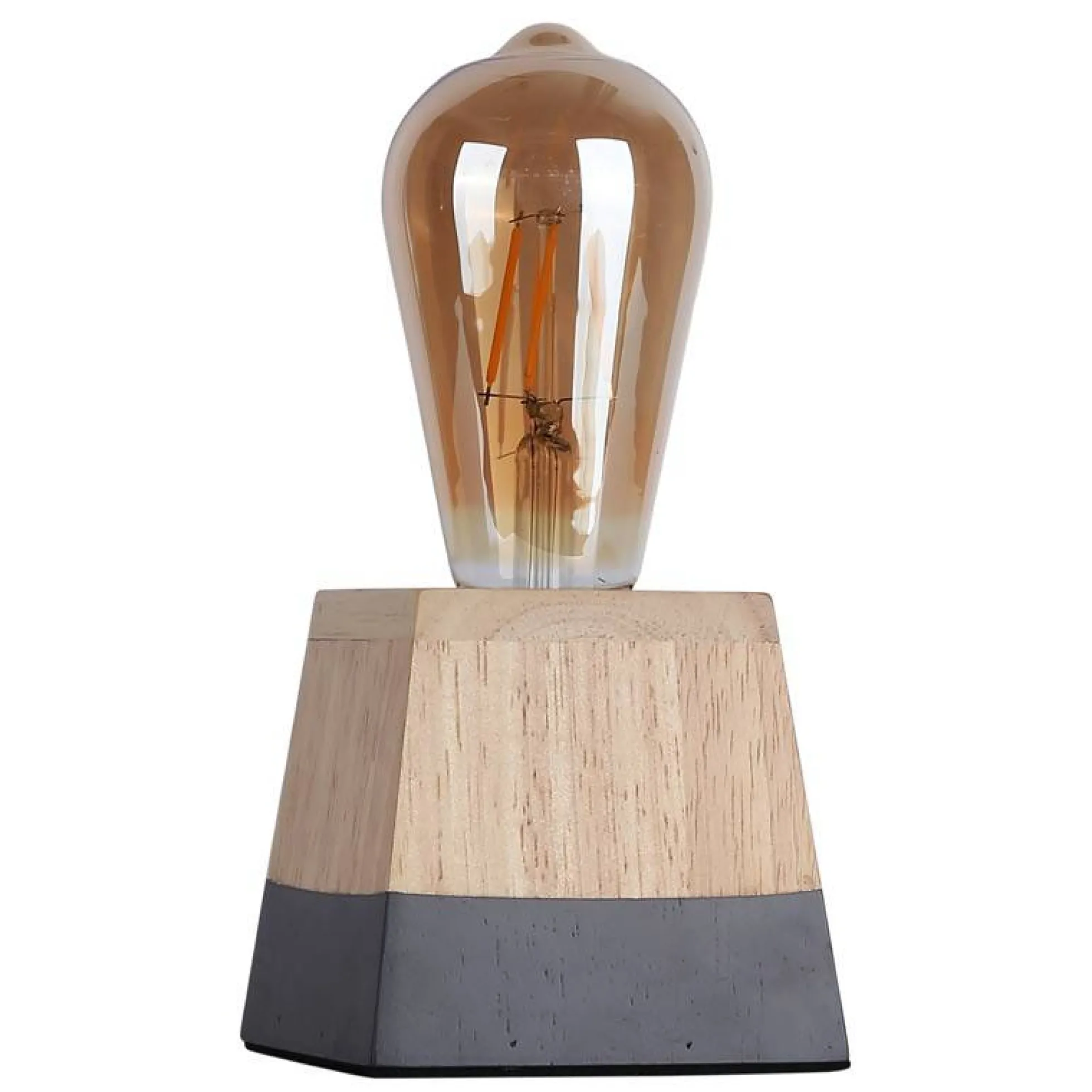 Lámpara de mesa de madera "LAKA"