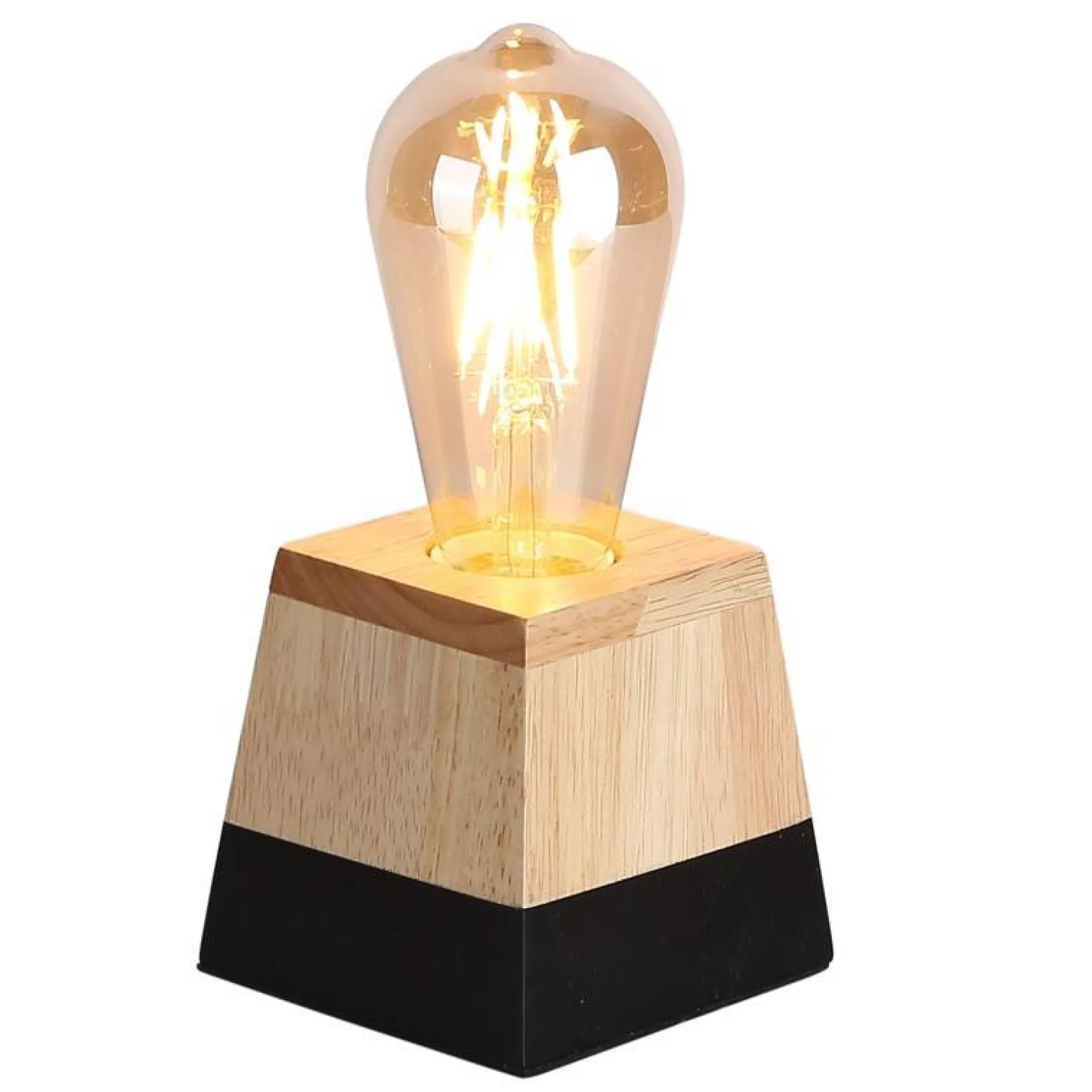 Lámpara de mesa de madera "LAKA"
