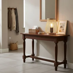 Lámpara de mesa de madera