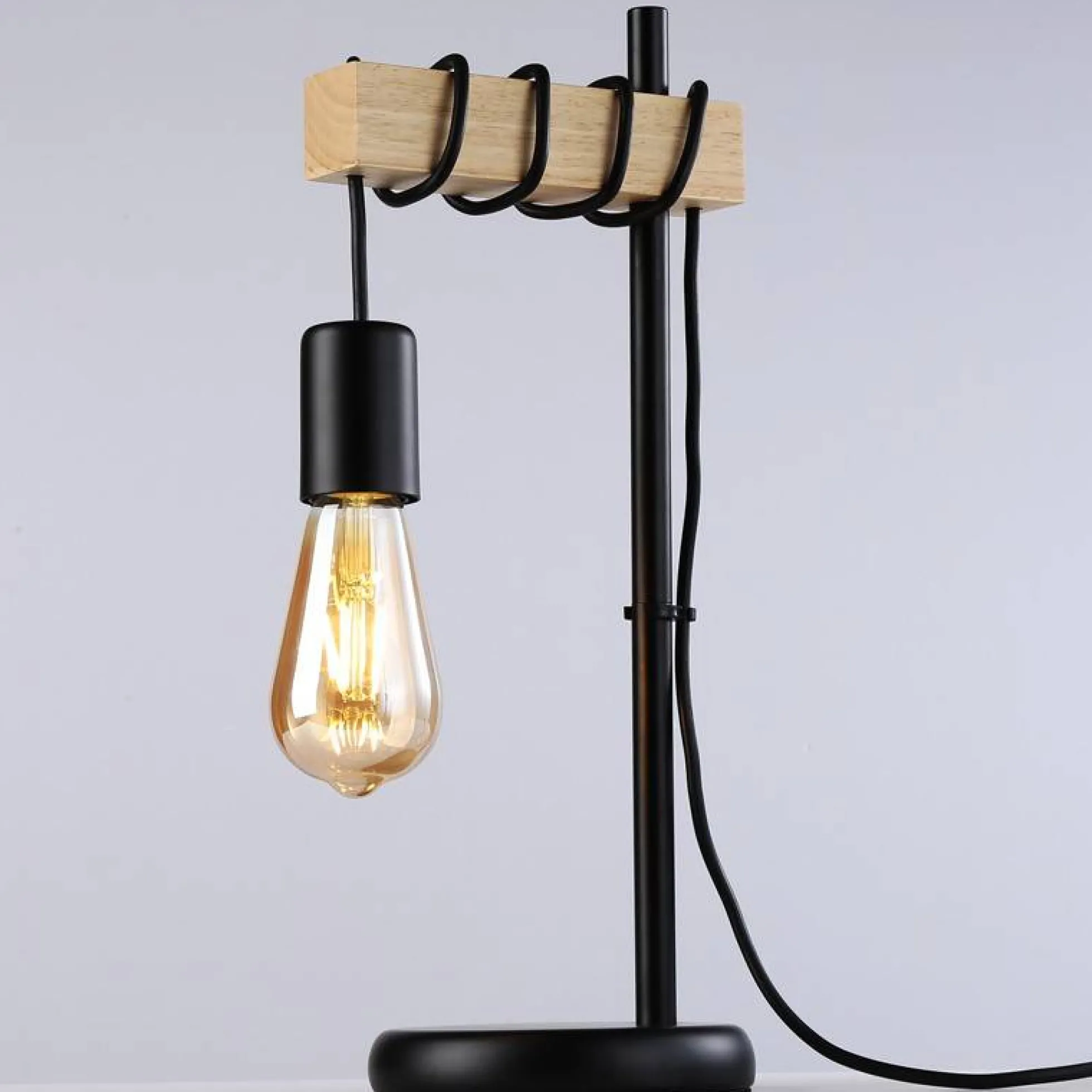 Lámpara de mesa de madera "WOODA"