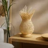 Lámpara de mesa de mimbre "VIMET"