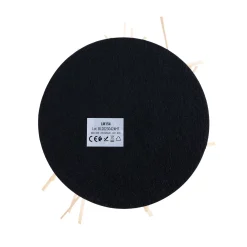 Lámpara de mesa de mimbre