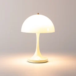 Lámpara de mesa LED CCT portátil - Táctil - Semiesférica