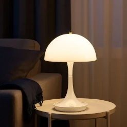 Lámpara de mesa LED CCT portátil - Táctil - Semiesférica