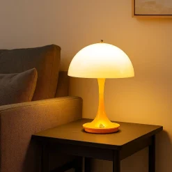 Lámpara de mesa LED CCT portátil - Táctil - Semiesférica