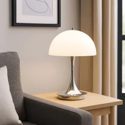 Lámpara de mesa LED CCT portátil - Táctil - Semiesférica