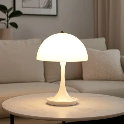 Lámpara de mesa LED CCT portátil - Táctil - Semiesférica