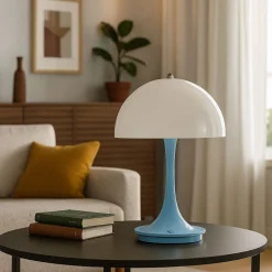 Lámpara de mesa LED CCT portátil - Táctil - Semiesférica