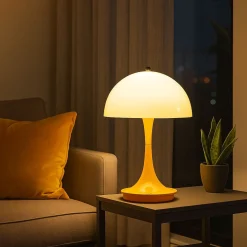 Lámpara de mesa LED CCT portátil - Táctil - Semiesférica