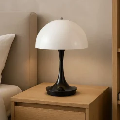 Lámpara de mesa LED CCT portátil - Táctil - Semiesférica