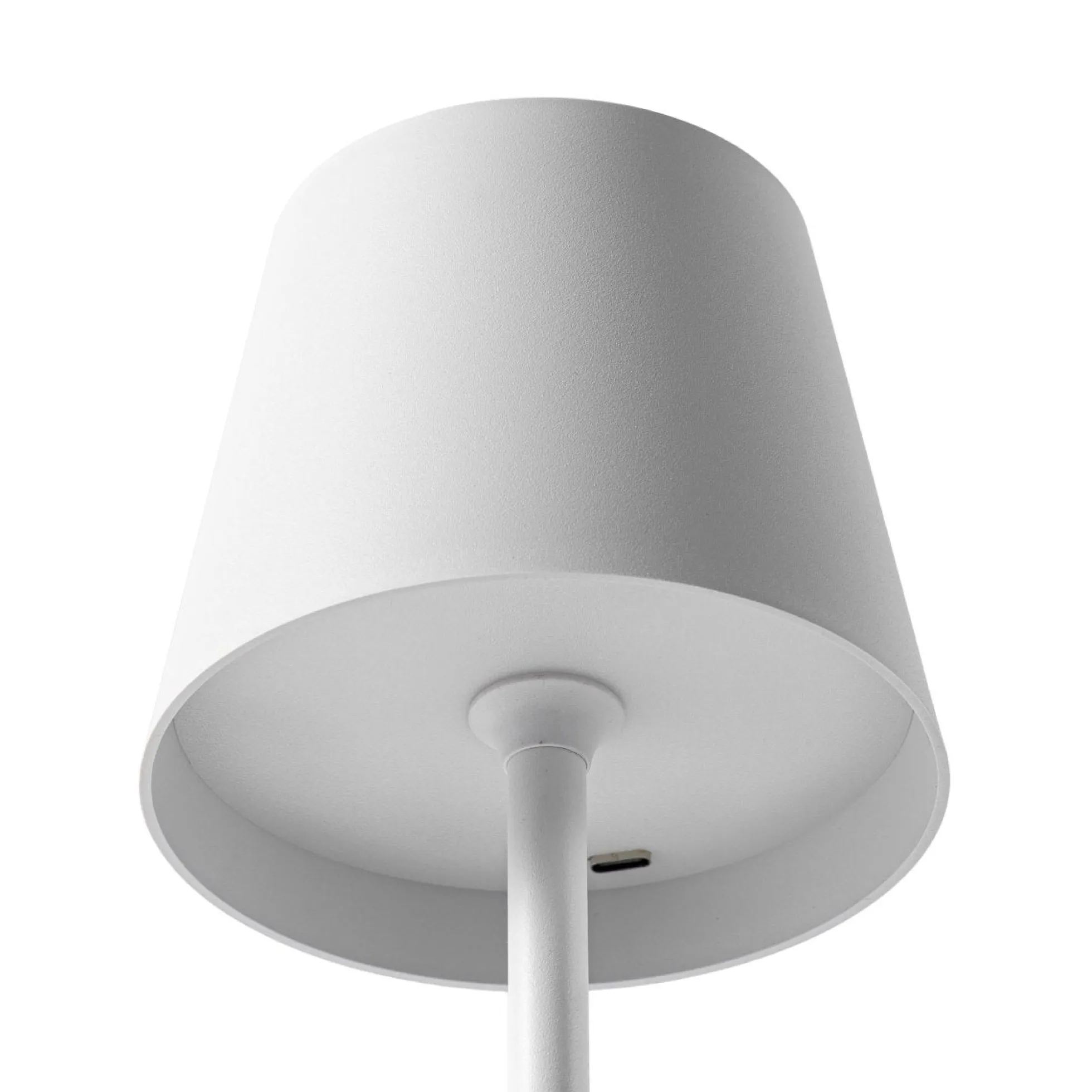 Lámpara de mesa LED CCT portátil - Táctil - Ø100 mm