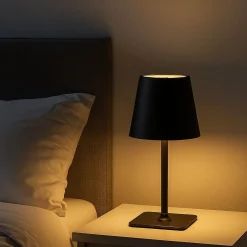 Lámpara de mesa LED CCT portátil - Táctil - Ø100 mm