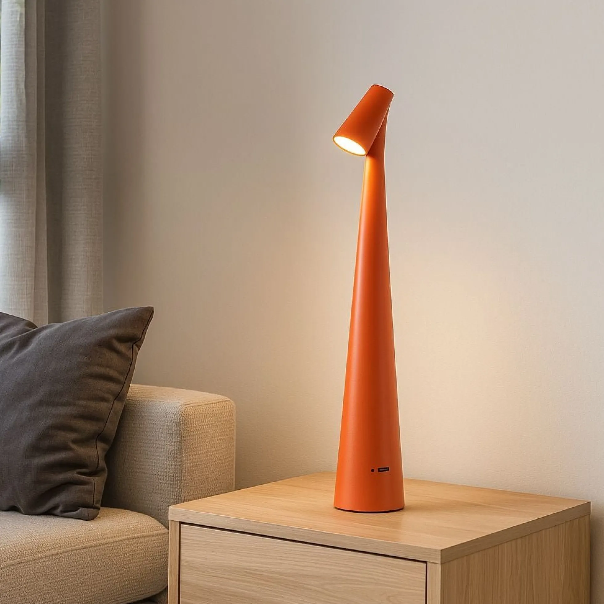 Lámpara de mesa LED portátil - Táctil - 3000K