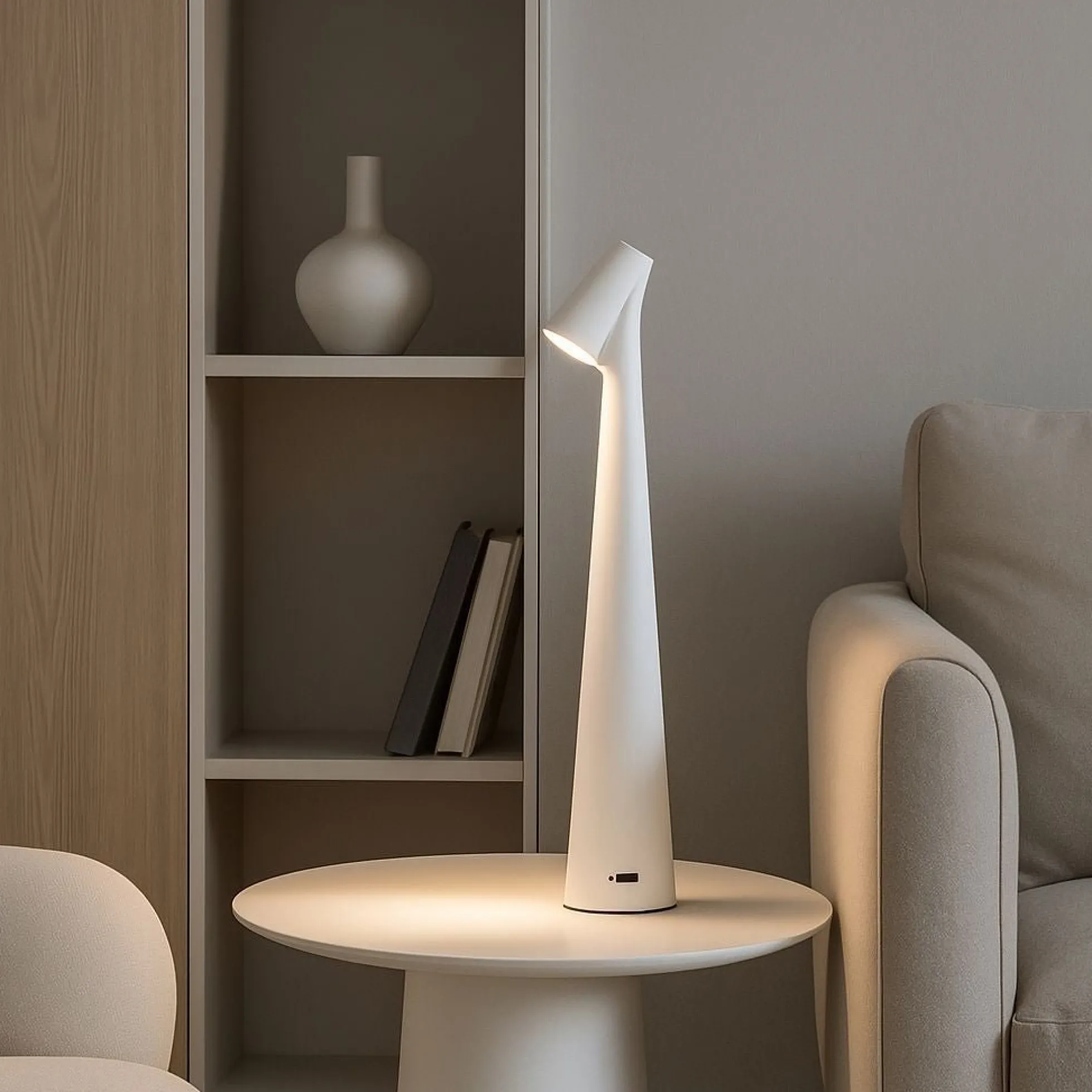 Lámpara de mesa LED portátil - Táctil - 3000K