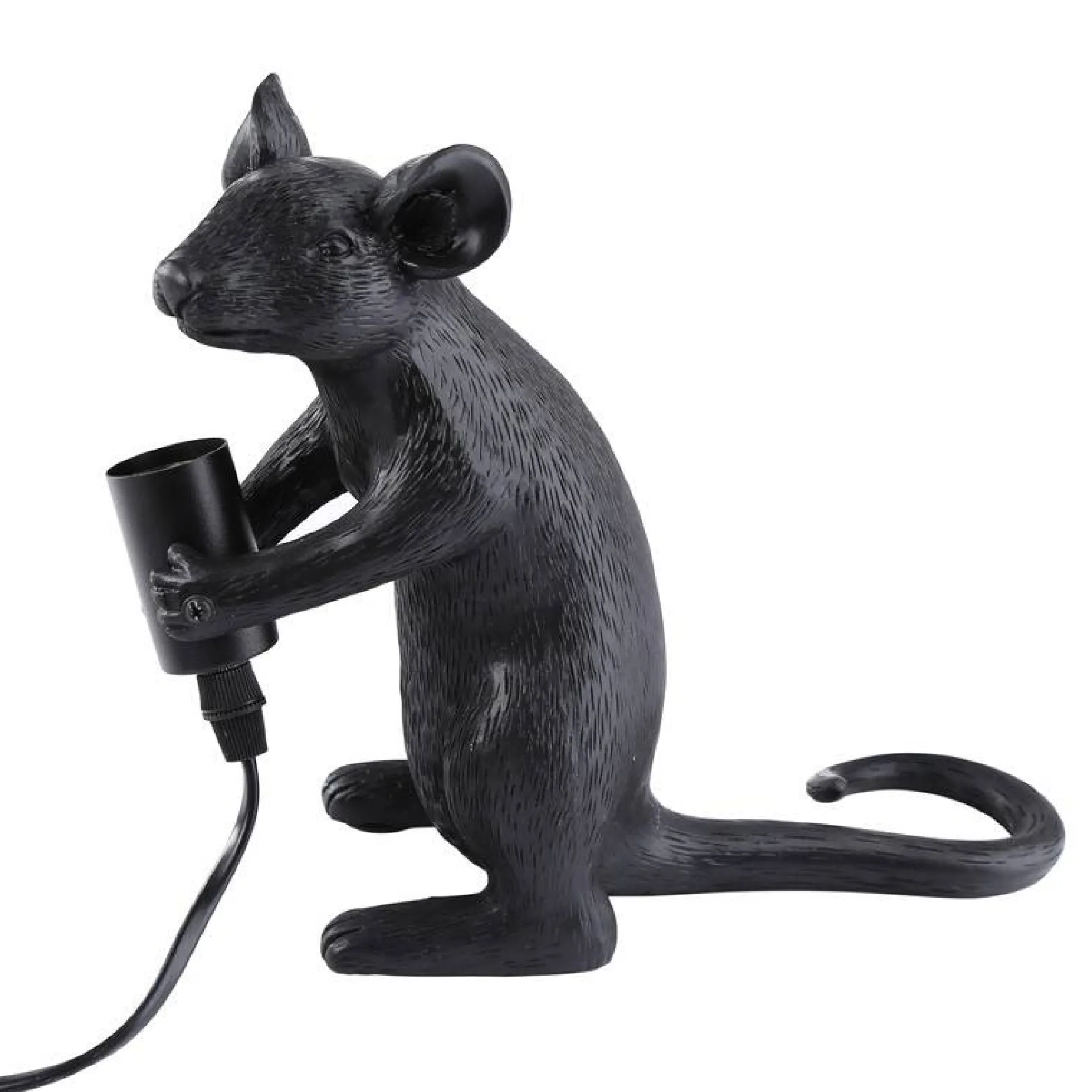 Lámpara de mesa ratón de resina "Stuart"