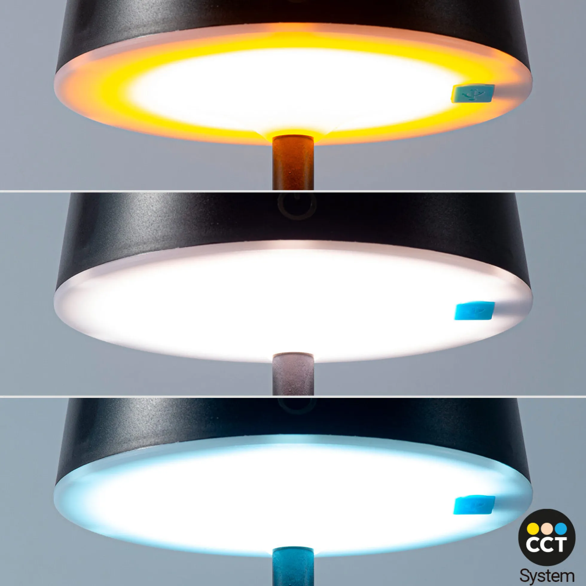 Lámpara de mesa solar LED CCT - Táctil - Recargable - Portátil