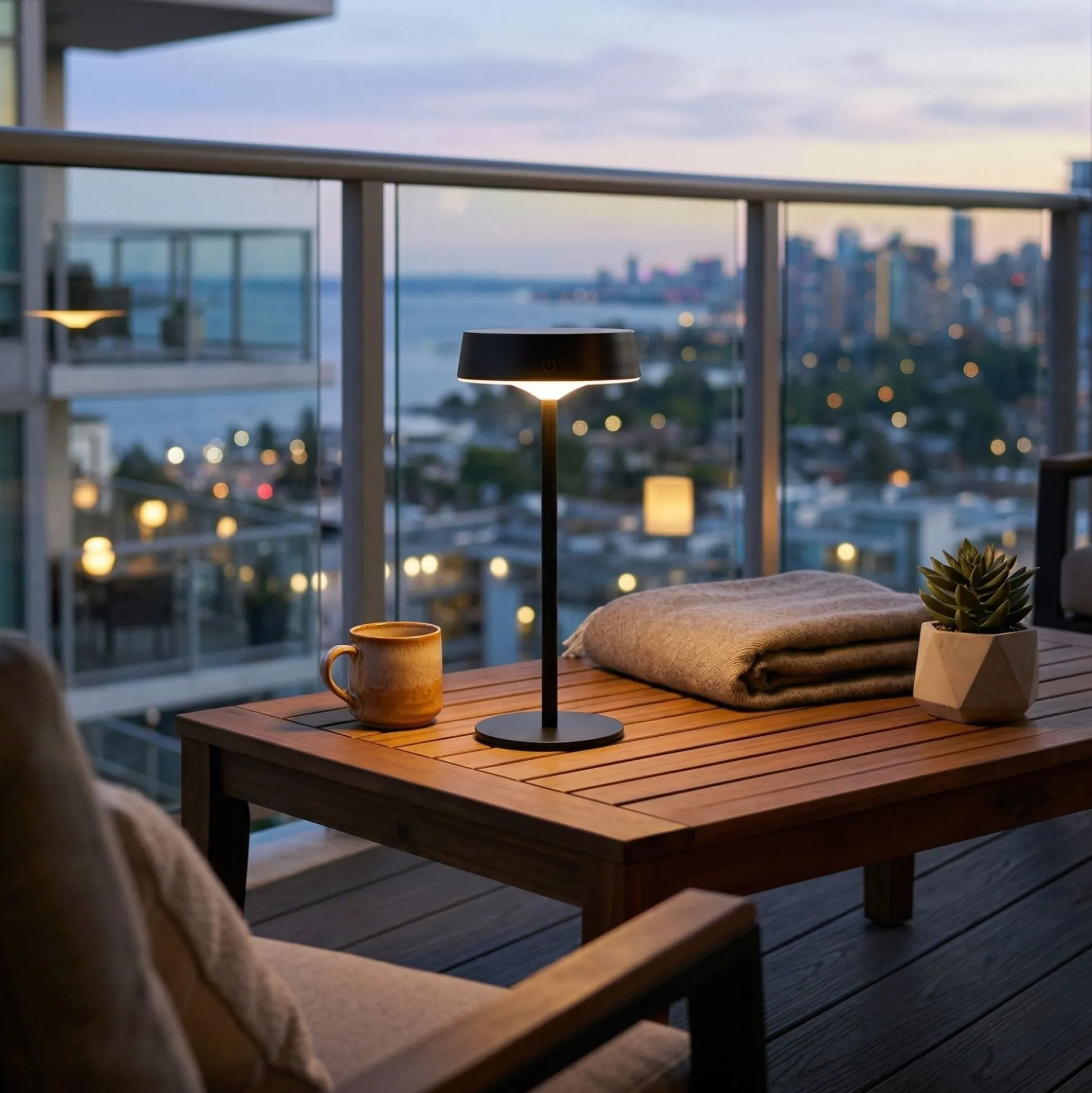 Lámpara de mesa solar LED CCT - Táctil - Recargable - Portátil