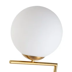 Lámpara de pie bola cristal 