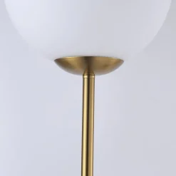 Lámpara de pie bola cristal