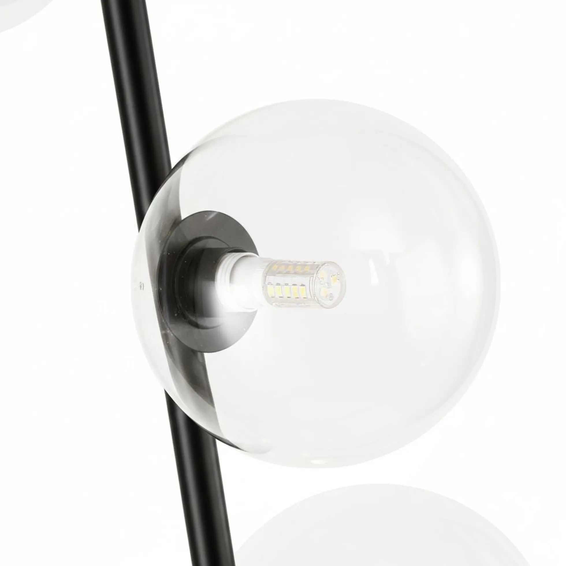 Lámpara de pie con esferas de cristal "STAND"- 4 x G9