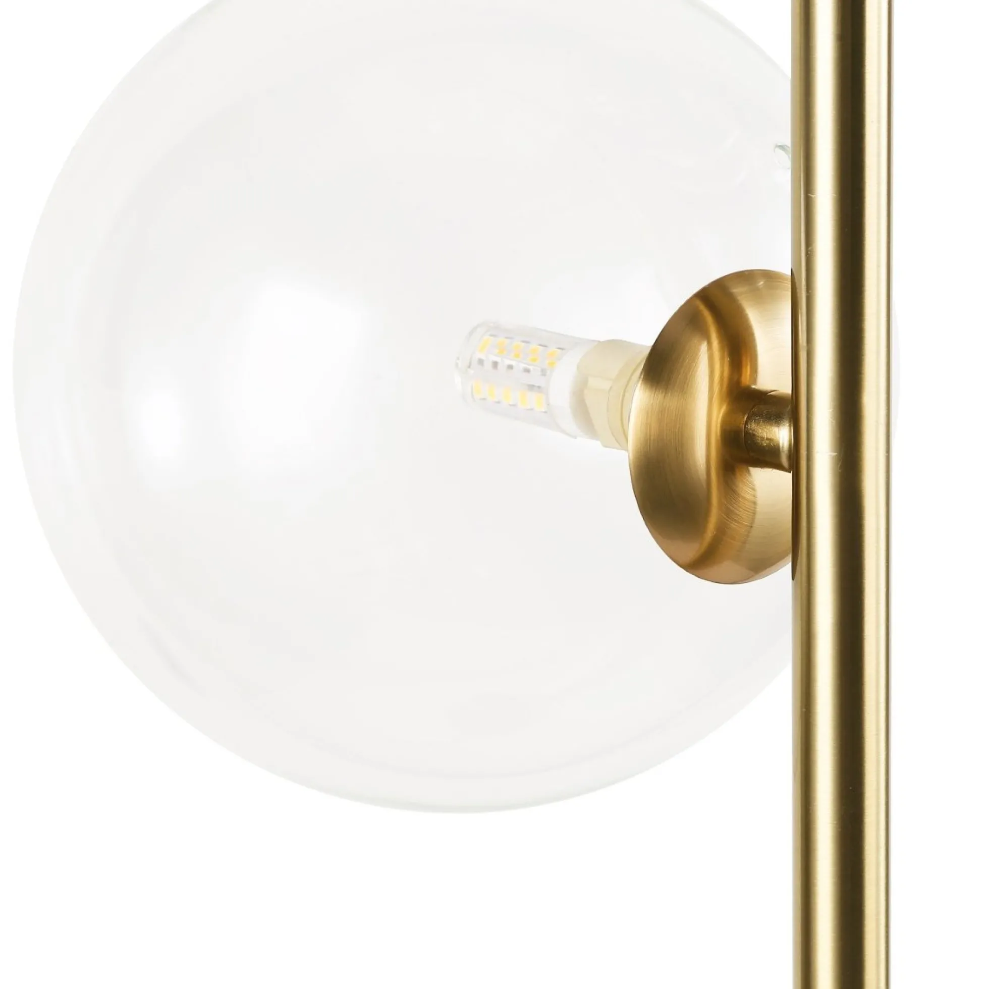 Lámpara de pie con esferas de cristal "STAND"- 4 x G9