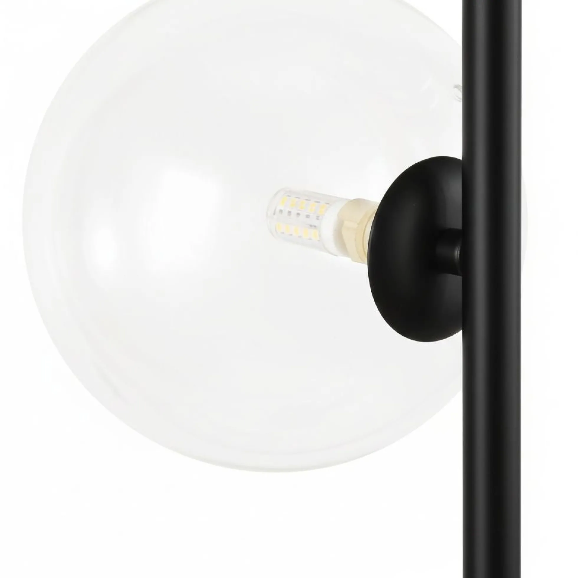 Lámpara de pie con esferas de cristal "STAND"- 4 x G9