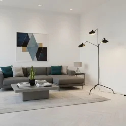 Lámpara de pie de diseño "Muller 3" - 3 x E27