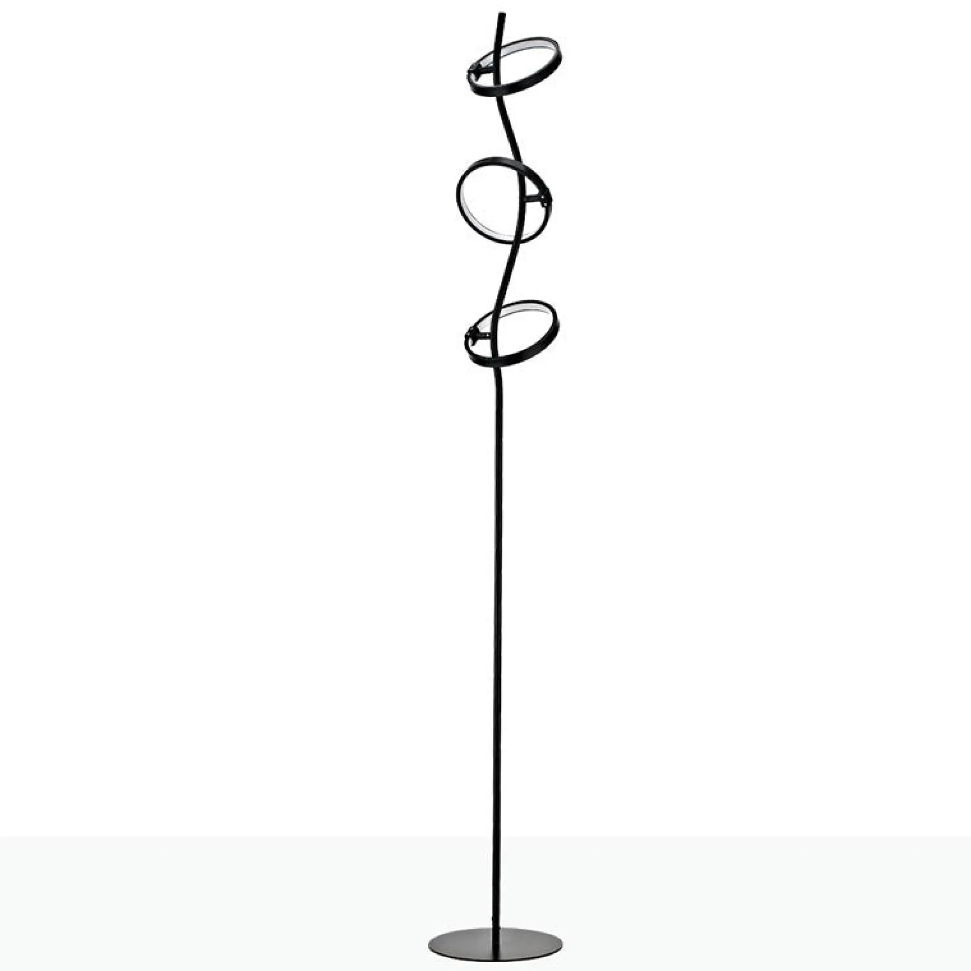 Lámpara de pie LED de aluminio "GARLAND HOLLYWOOD" - 15W - Luz cálida