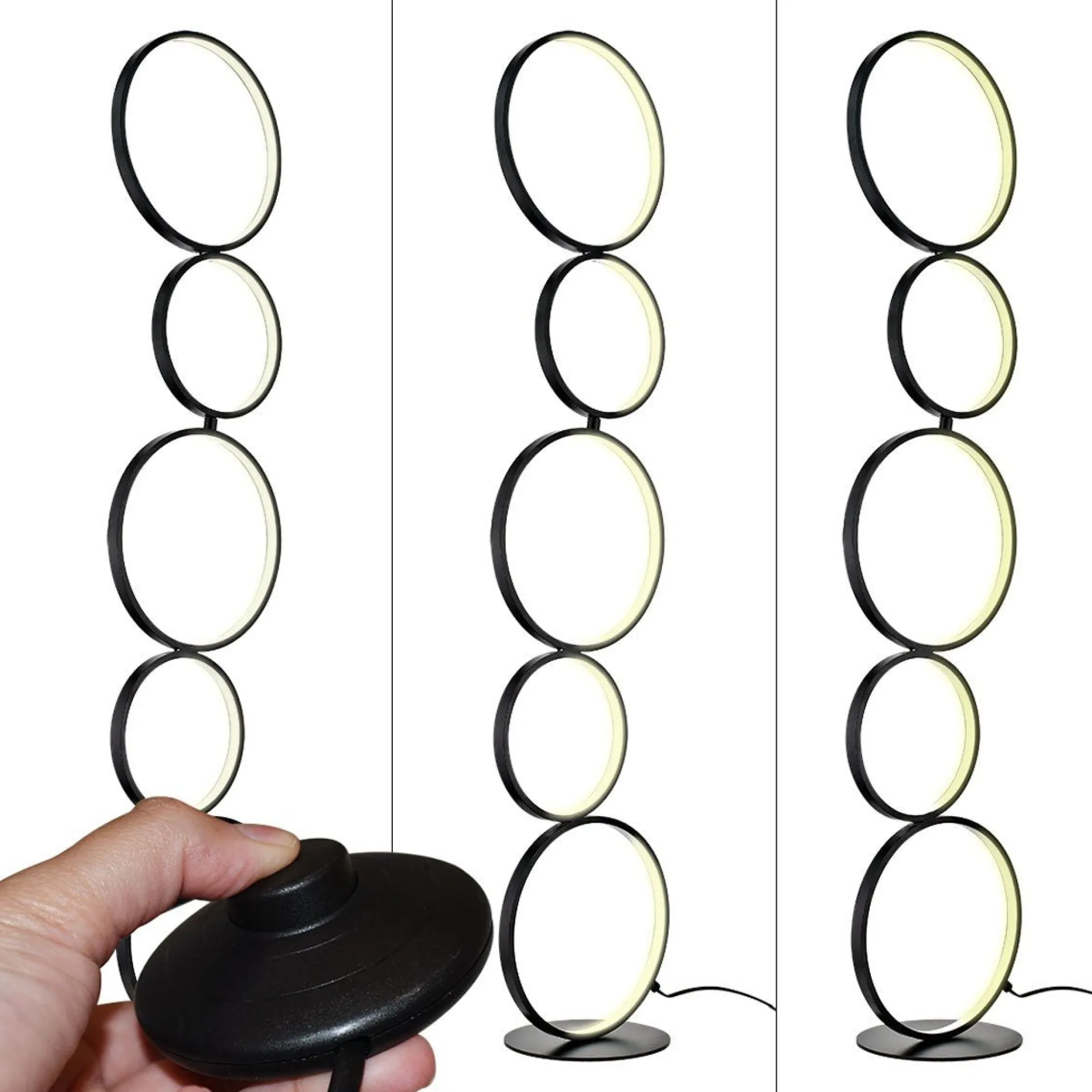 Lámpara de pie LED de aluminio "NATALIE" - 30W - Luz cálida